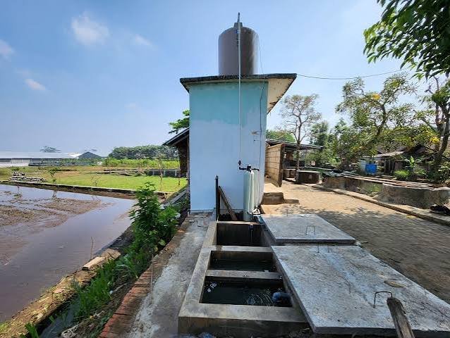 Bak Penampung Filtrasi Air Sungai